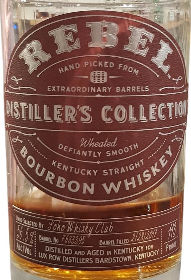 Rebel 2017 Barrel Soho Whisky Club 56.5% 700ml