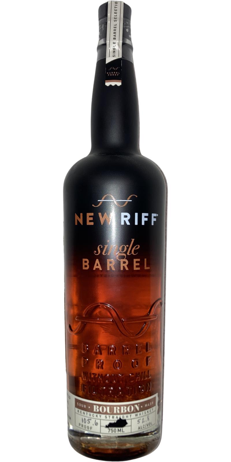 New Riff 2015 Single Barrel Pick #7 Charred White Oak Wright-Patt Whisky Club 52.8% 750ml