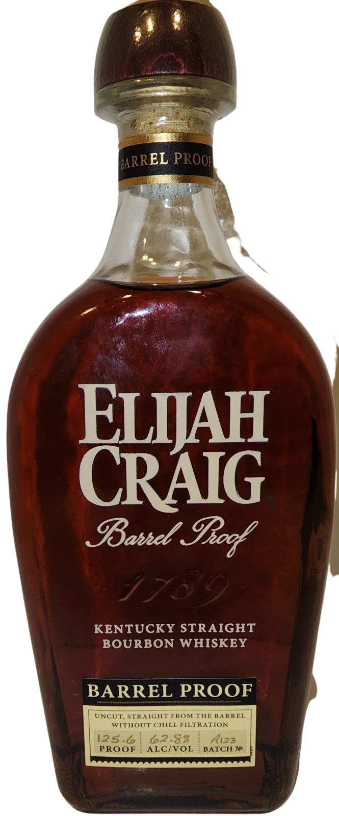 Elijah Craig 12yo Barrel Proof 62.8% 750ml