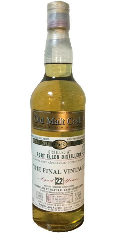 Port Ellen 1983 DL Old Malt Cask The Final Vintage Refill Butt 52.1% 700ml