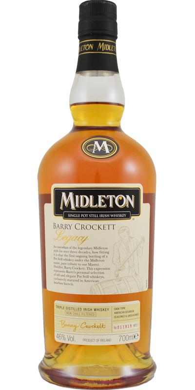 Midleton Barry Crockett Legacy American Bourbon Seasoned & Unseasoned 46% 700ml