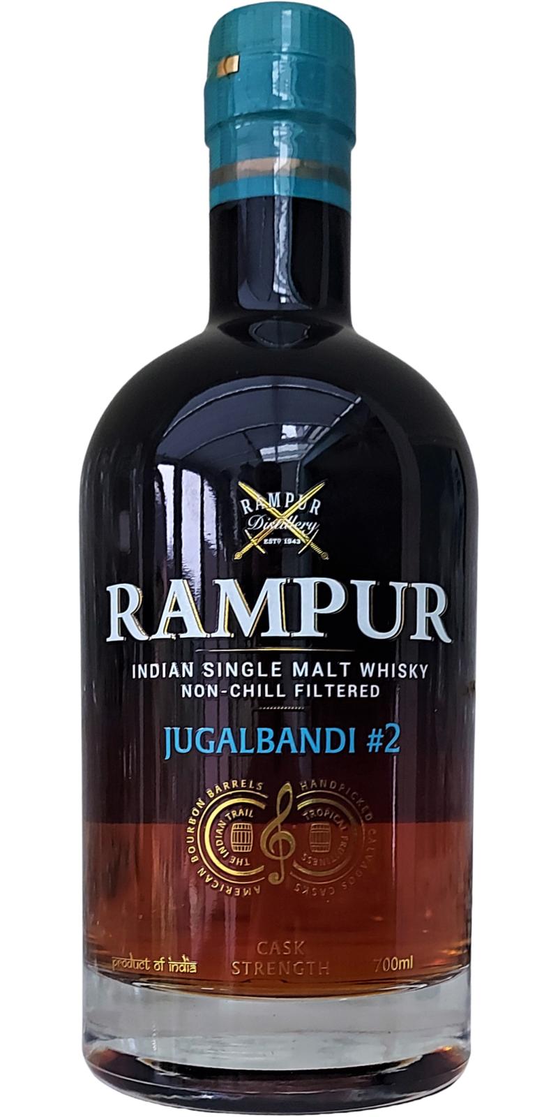 Rampur Jugalbandi #2 Indian Single Malt Whisky Calvados finish 56.3% 700ml