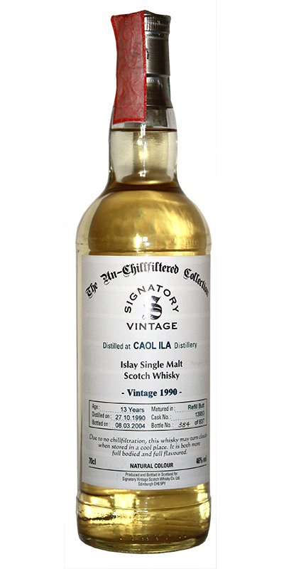 Caol Ila 1990 SV The Un-Chillfiltered Collection 13953 46% 700ml