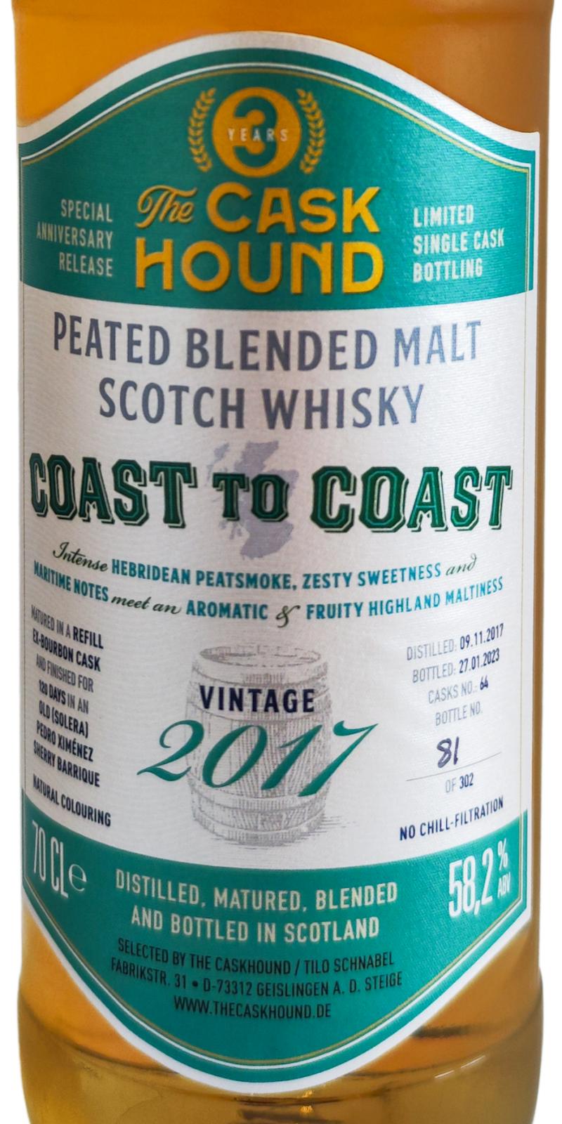 Blended Malt Scotch Whisky 2017 TcaH