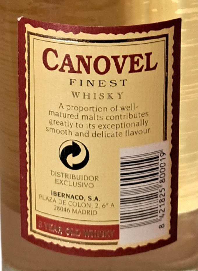 Canovel Finest Whisky