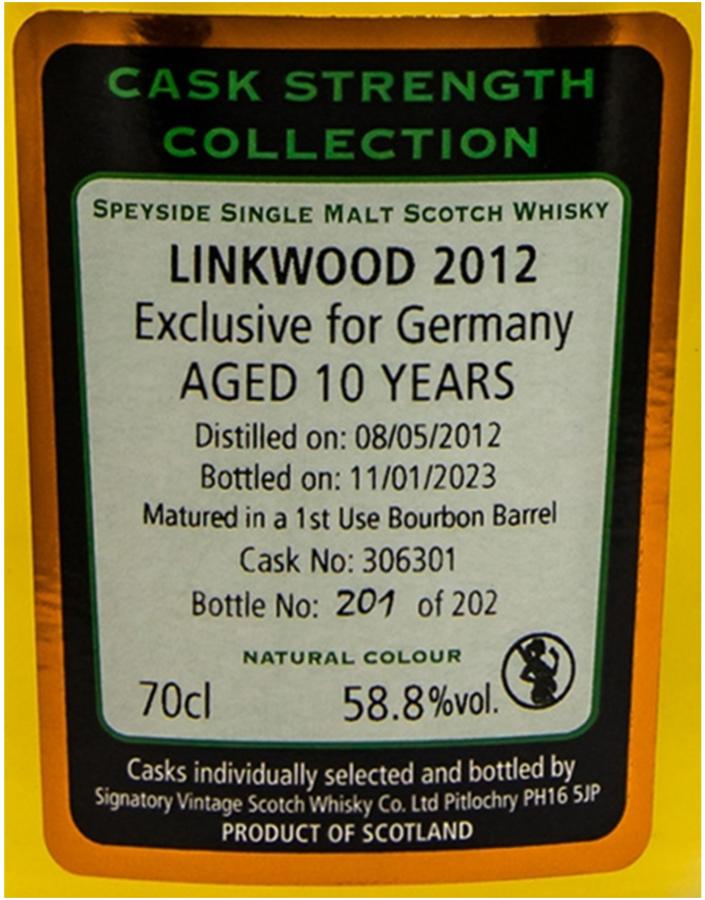 Linkwood 2012 SV