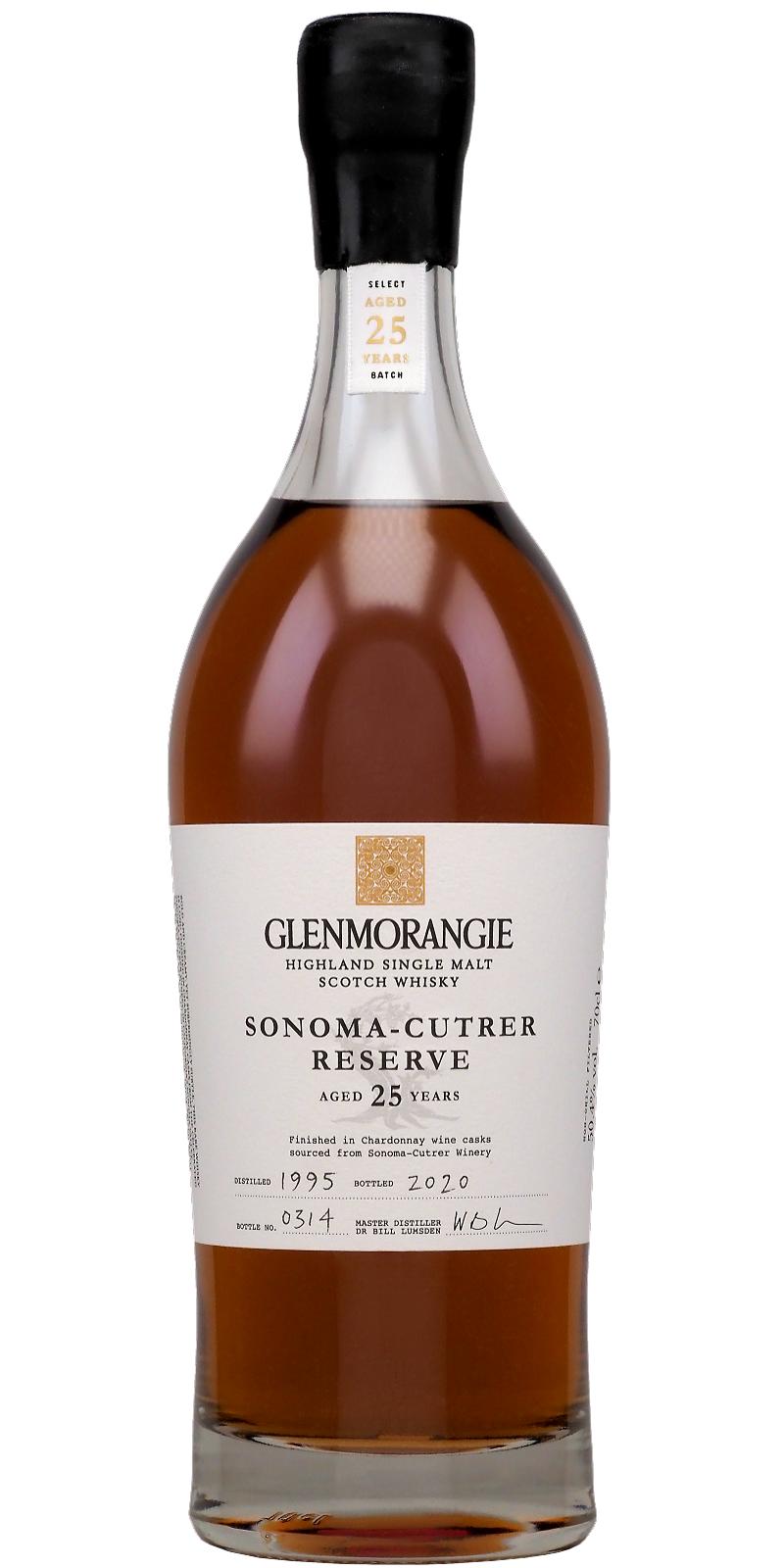 Glenmorangie 1995 Sonoma-Cutrer Reserve Chardonnay Wine Cask Finish 50.4% 700ml
