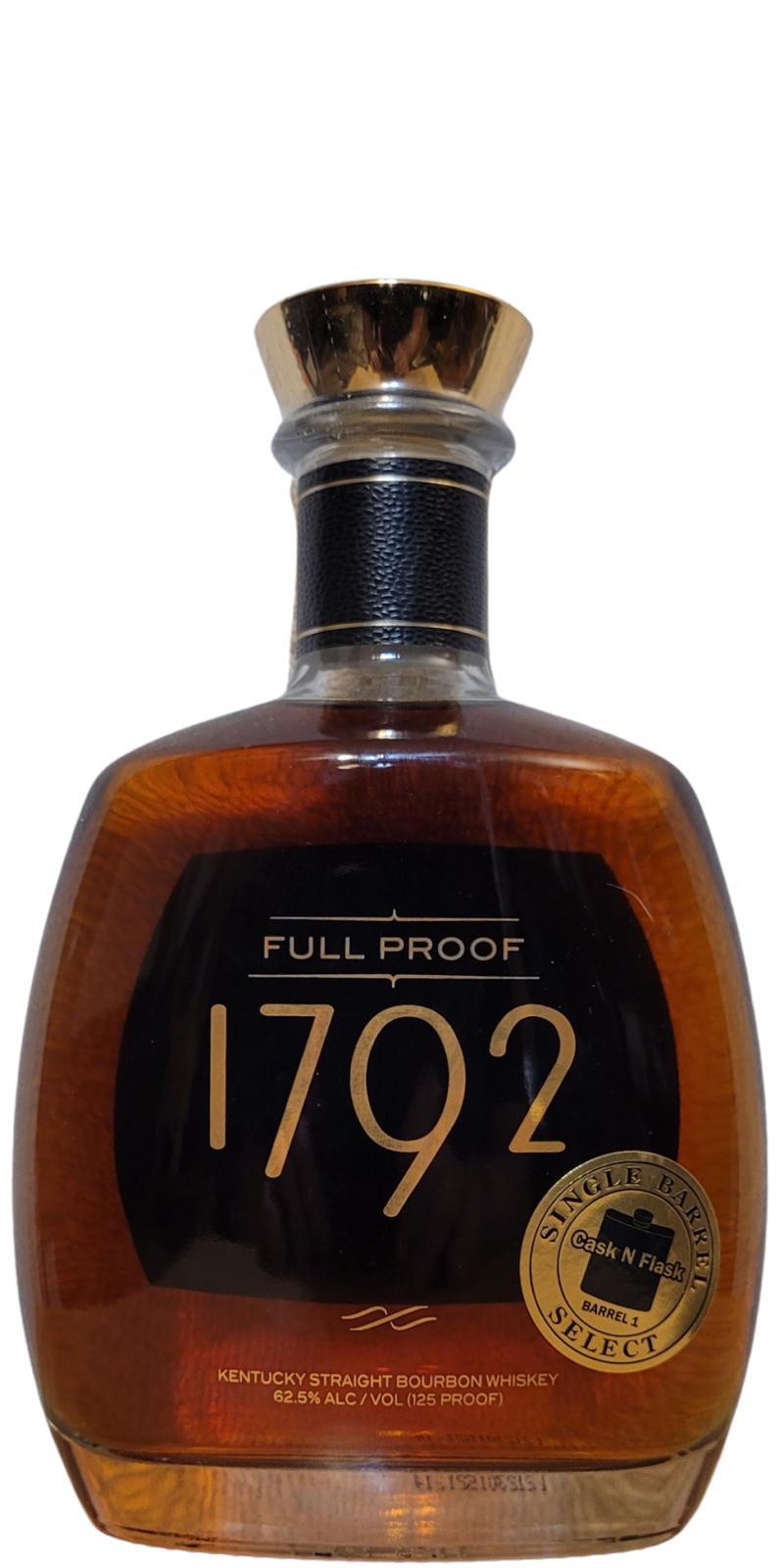 1792 Full Proof Ratings and reviews Whiskybase