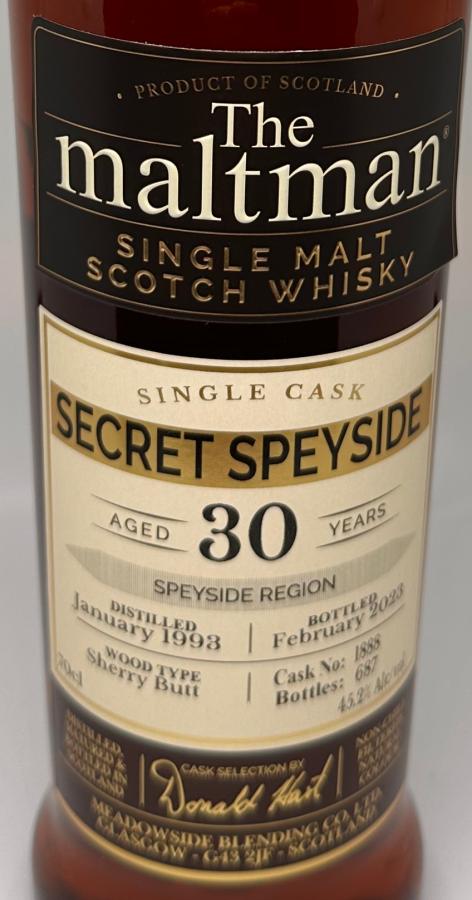 Secret Speyside 1993 MBl