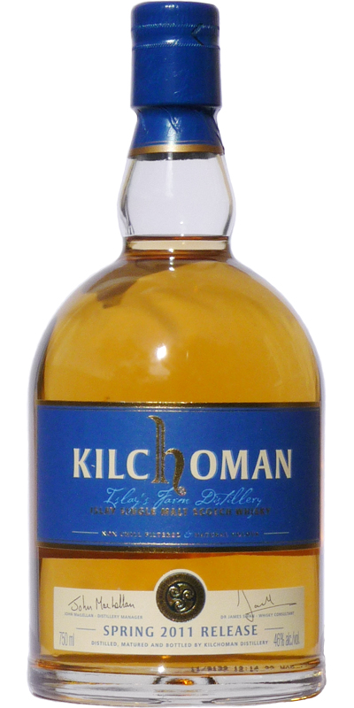 Kilchoman 2011 Spring Release Fresh and Refill Bourbon Sherry Finish 46% 750ml