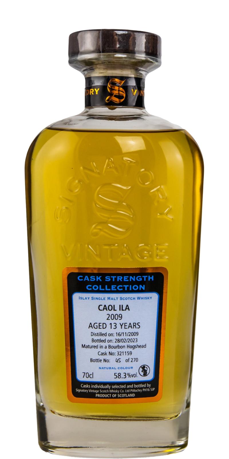 Adelphi Caol Ila 2009 12 Years Old Refill BHH 55.9% abv (700 mL)
