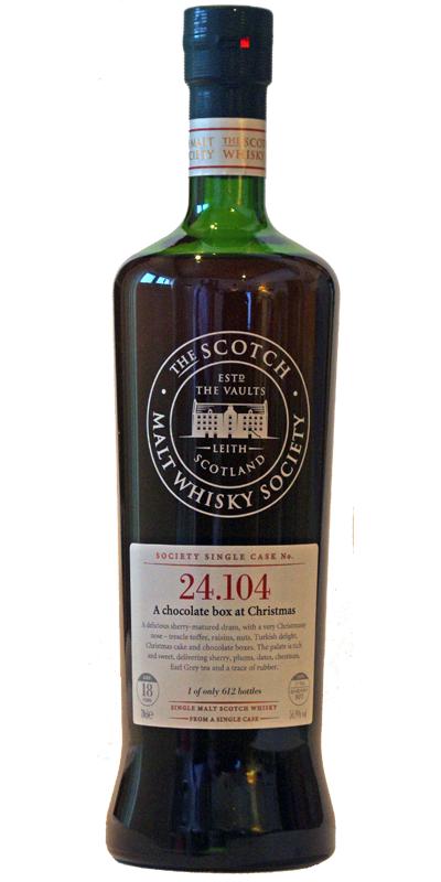 Macallan 1990 SMWS 24.104 A chocolate box at Christmas 1st Fill Sherry Butt 56.9% 700ml