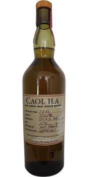 Caol Ila 9 Year Old James Eadie The Black Lion - The Whisky Barrel