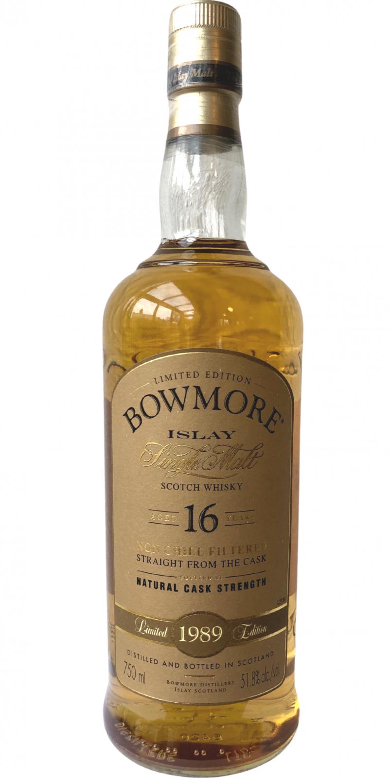 Bowmore 1989 Limited 1989 Edition 134 Bourbon Casks 51.8% 750ml