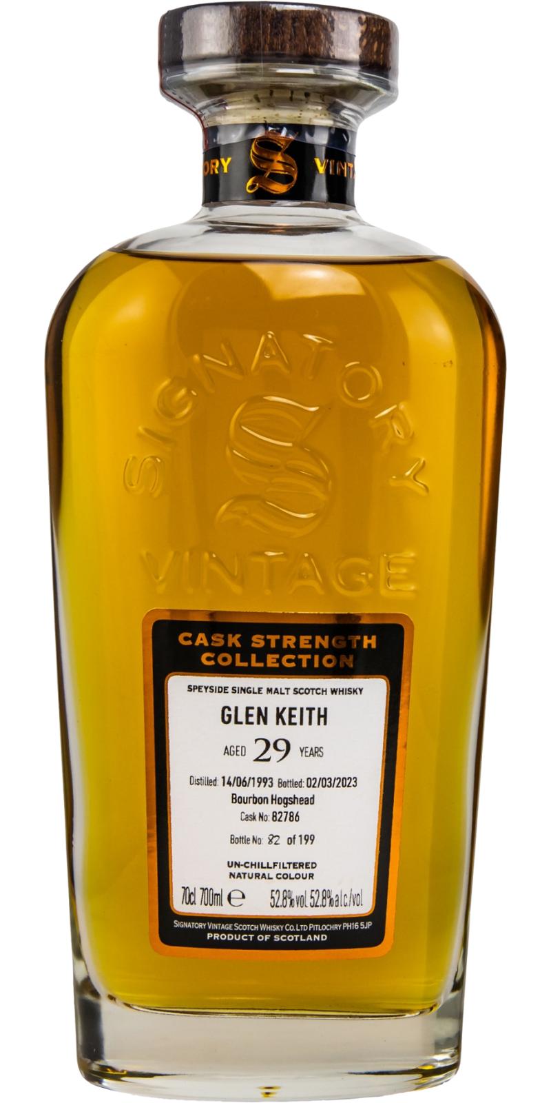 Glen Keith 1993 SV - Ratings and reviews - Whiskybase