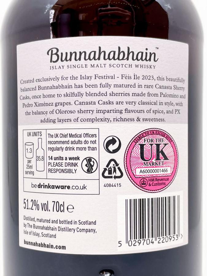 Bunnahabhain Feis Ile 2023 - Ratings and reviews - Whiskybase