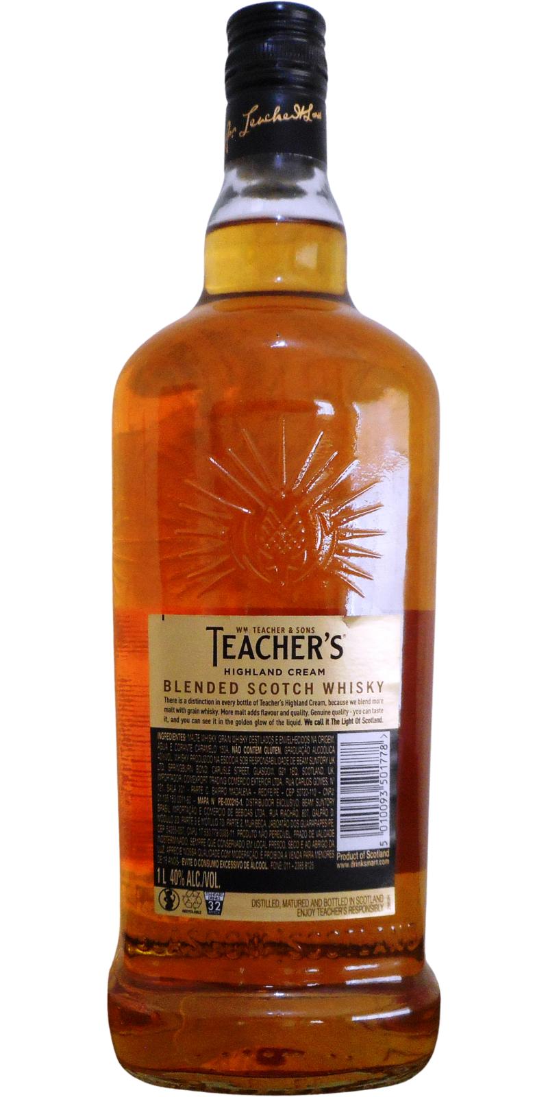 Teacher's Highland Cream - Ratings And Reviews - Whiskybase