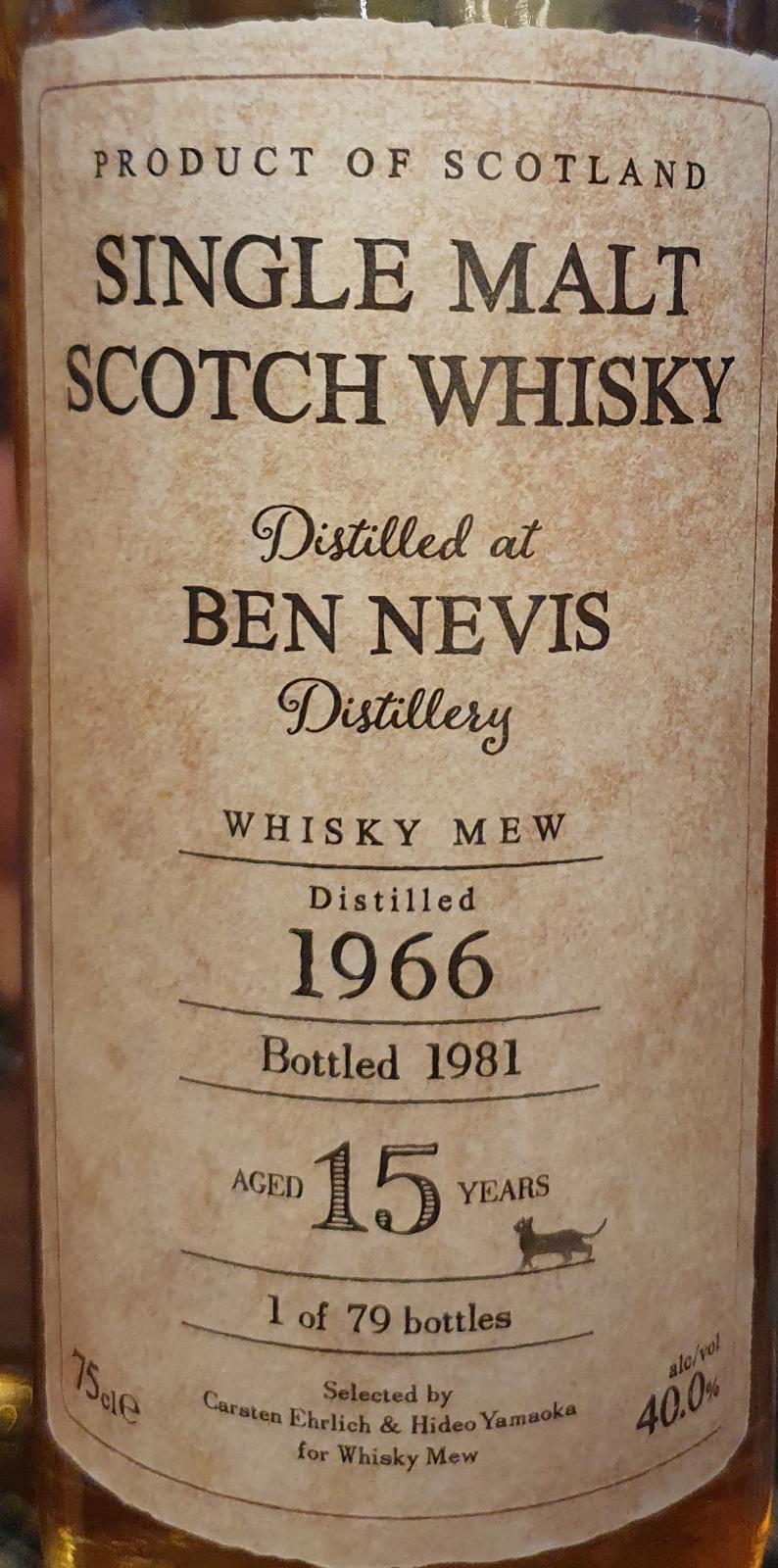 Ben Nevis 1966 UD - Ratings and reviews - Whiskybase