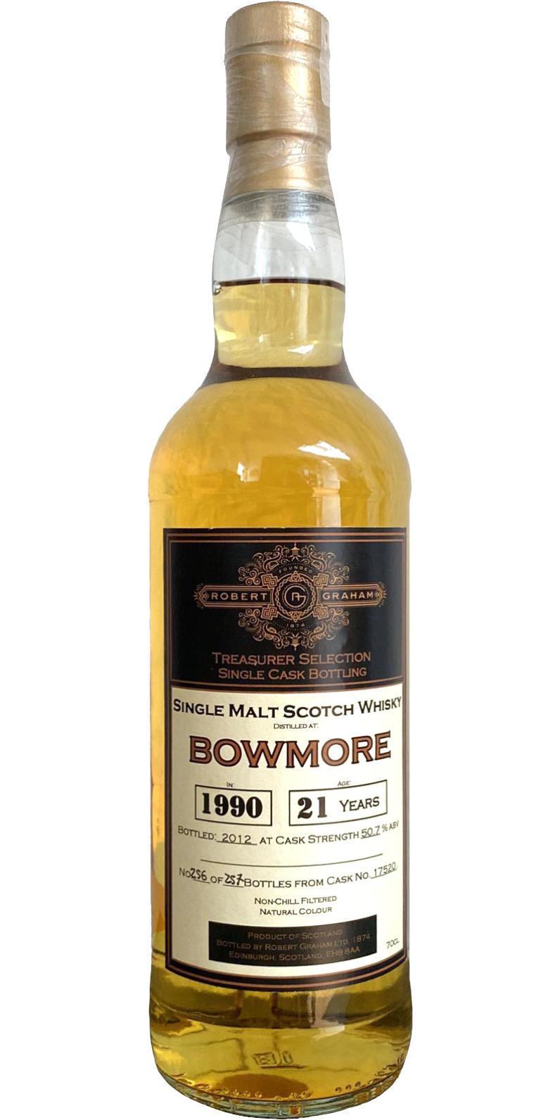 Bowmore 1990 RG - Ratings and reviews - Whiskybase