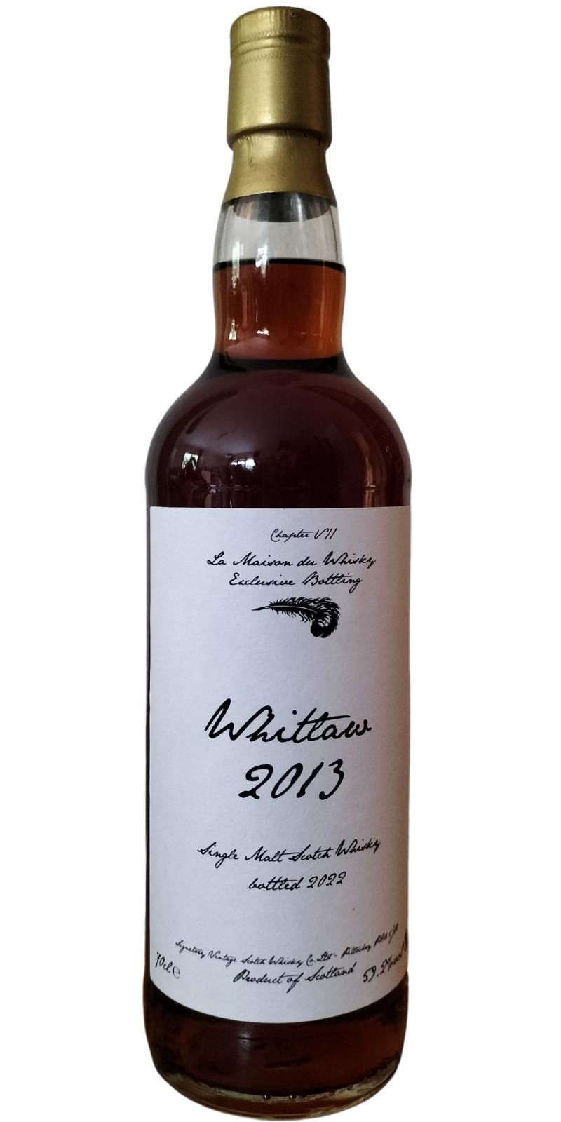 Whitlaw 2013 SV - Ratings and reviews - Whiskybase