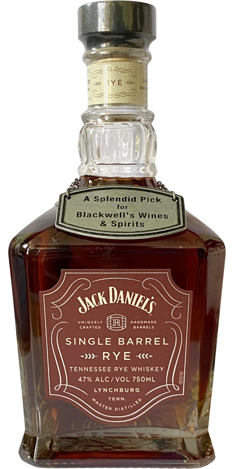 Jack Daniel's Single Barrel Rye - Ratings And Reviews - Whiskybase