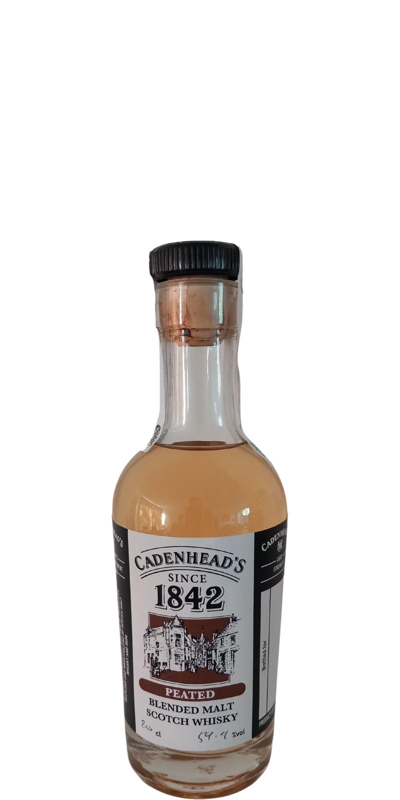 Cadenheads Peated Blended Malt CA - Ratings and reviews - Whiskybase