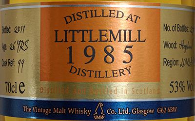 Littlemill 1985 VM