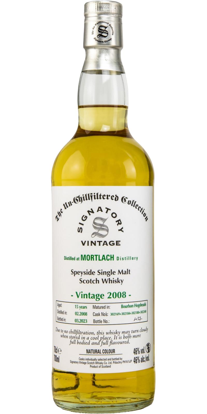 2008 Mortlach 18 Year Old Planeta Nero d'Avola Wine Cask Finish Single Malt  Scotch Whisky, 46% - CellarTracker