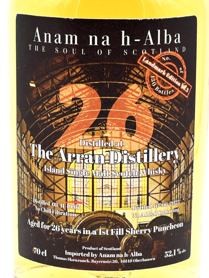 Arran 1996 ANHA - Ratings and reviews - Whiskybase