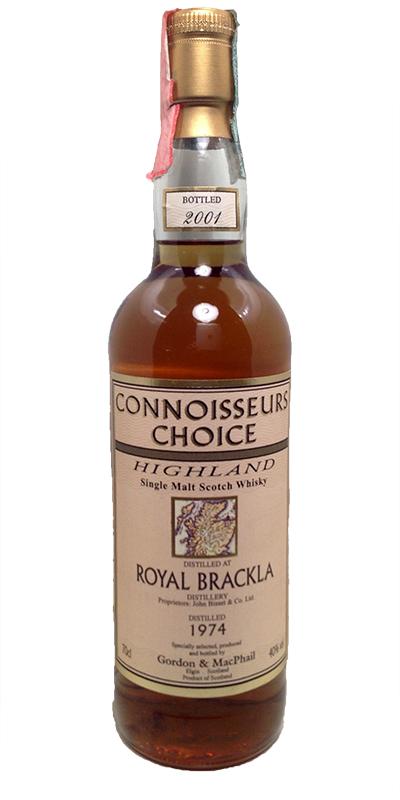 Royal Brackla Gordon & MacPhail Connoisseurs Choice 19 Year Old 40.0 abv  1970 (1 BT75), Scotch Whisky: The Hollywood Collection + The Three  Continents Collection Part 4, 2022