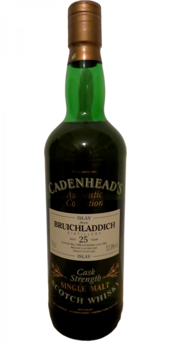 Bruichladdich 1968 CA Authentic Collection 53.8% 700ml