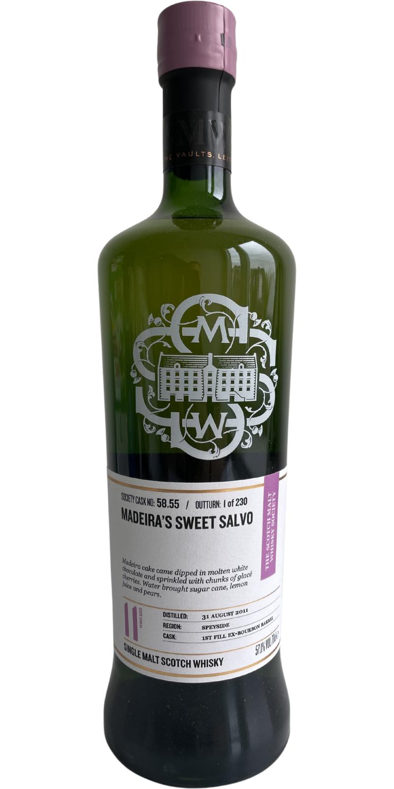 Strathisla 2011 SMWS 58.55 - Ratings and reviews - Whiskybase