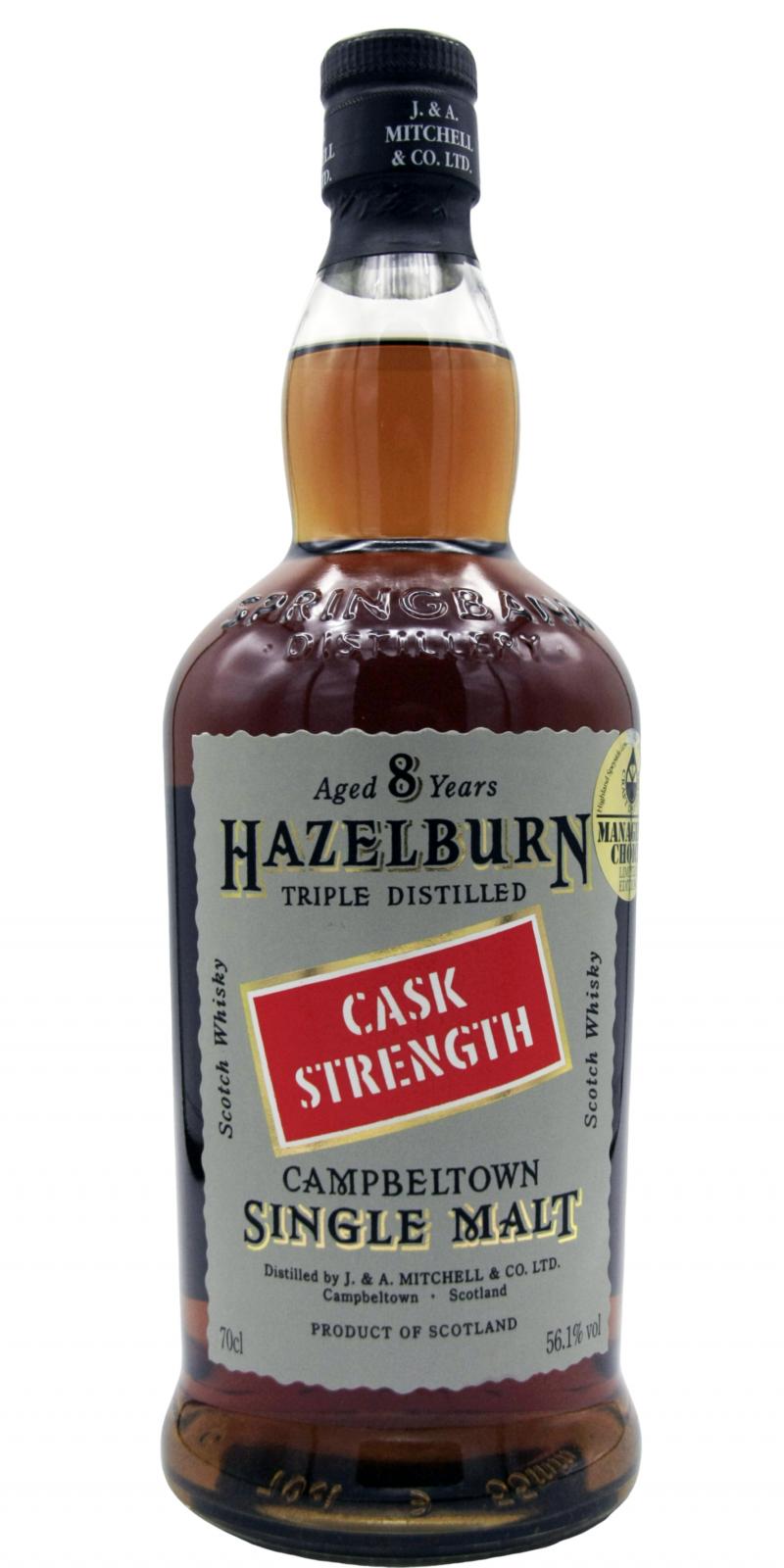 Hazelburn 2000 Cask Strength Fresh Sherry Hogshead #4 Whisky Live Tokyo 2011 56.1% 700ml