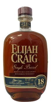 Elijah Craig 18-year-old - Value and price information - Whiskystats