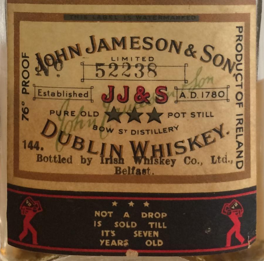 John Jameson & Son 07-year-old - Ratings and reviews - Whiskybase