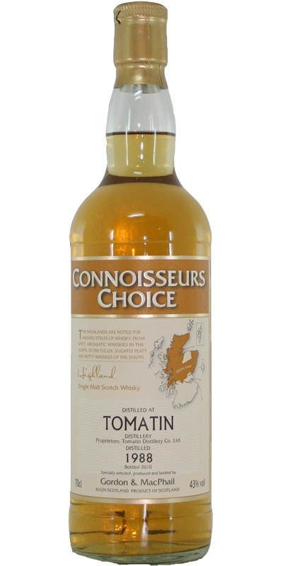 Tomatin 1988 GM Connoisseurs Choice Refill Hogsheads 43% 700ml