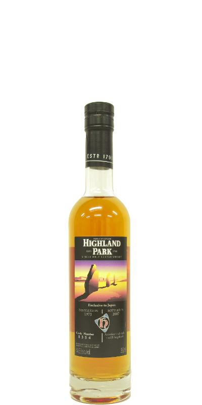 Highland Park 1973 Exclusive to Japan Refill American Hogshead #8354 44.5% 350ml