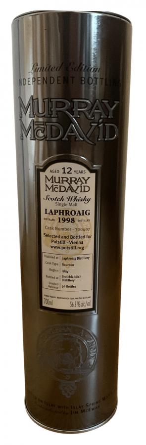 Laphroaig 1998 MM Bourbon Cask 700407 Potstill Vienna 56.3% 700ml
