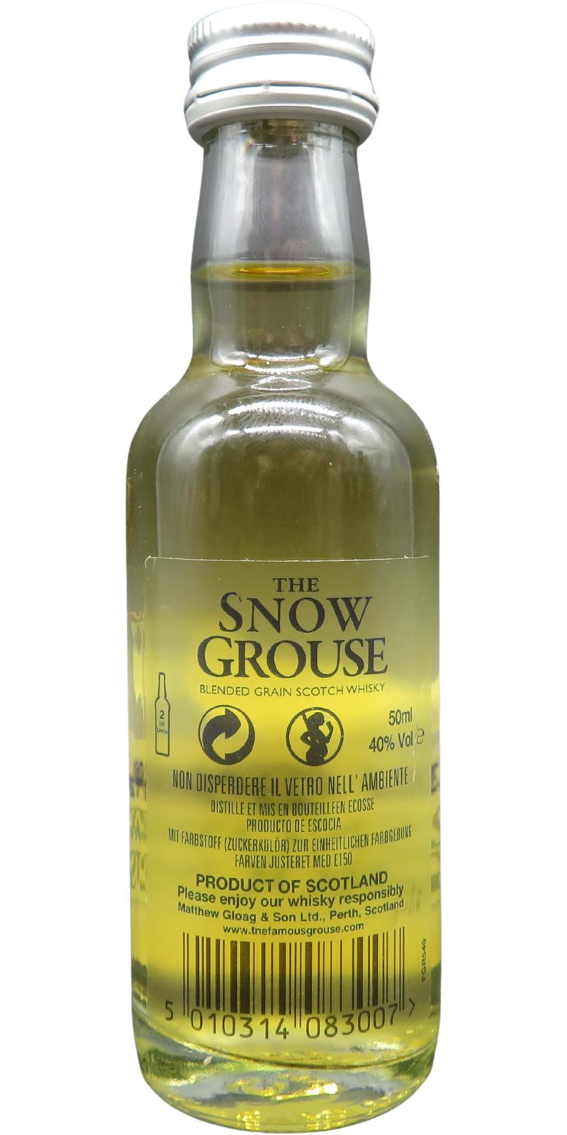 The Famous Grouse The Snow Grouse - Ratings And Reviews - Whiskybase