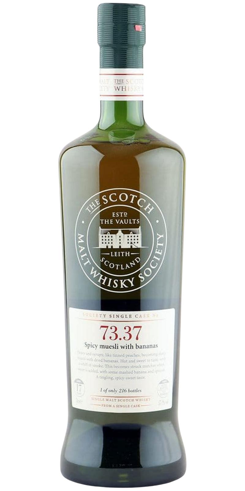 Aultmore 1992 SMWS 73.37 Spicy muesli with bananas Refill Barrel 73.37 57.1% 700ml