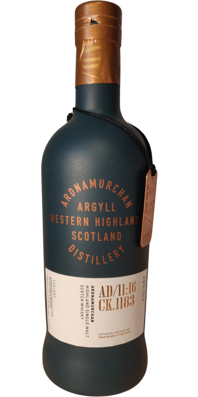 Ardnamurchan 2016 AD/11:16 CK.1183 - Ratings And Reviews - Whiskybase