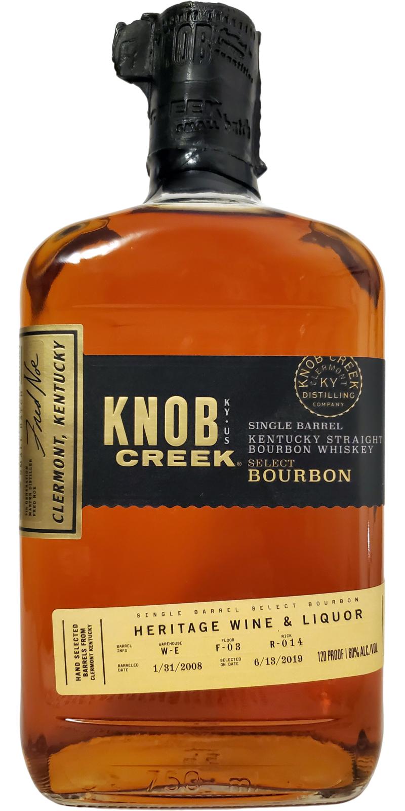 Knob Creek Single Barrel Select - Ratings And Reviews - Whiskybase