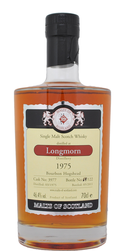 Longmorn 1975 MoS Bourbon #3977 46.4% 700ml