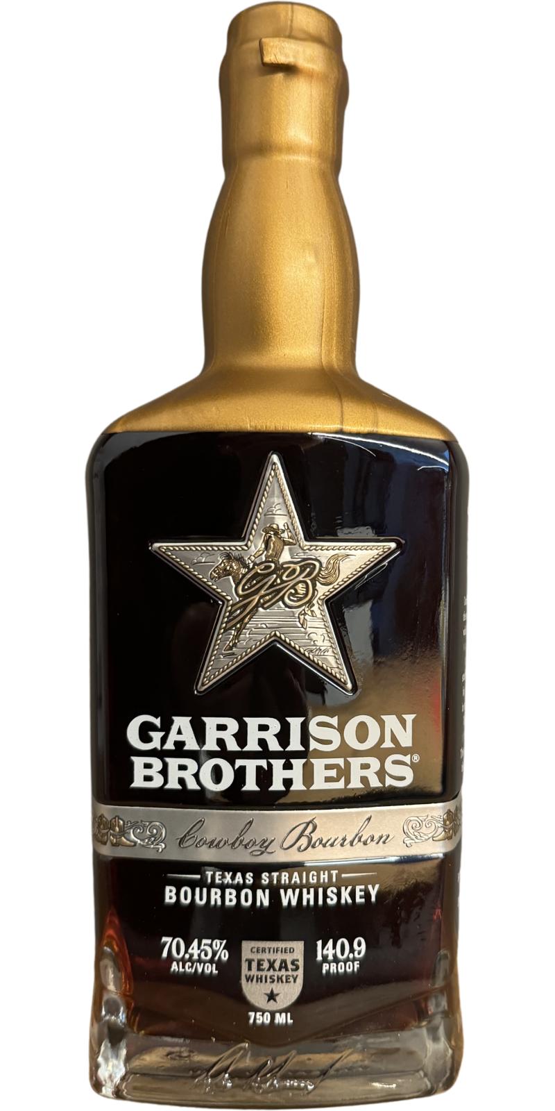 Garrison Brothers Cowboy Bourbon Ratings and reviews Whiskybase