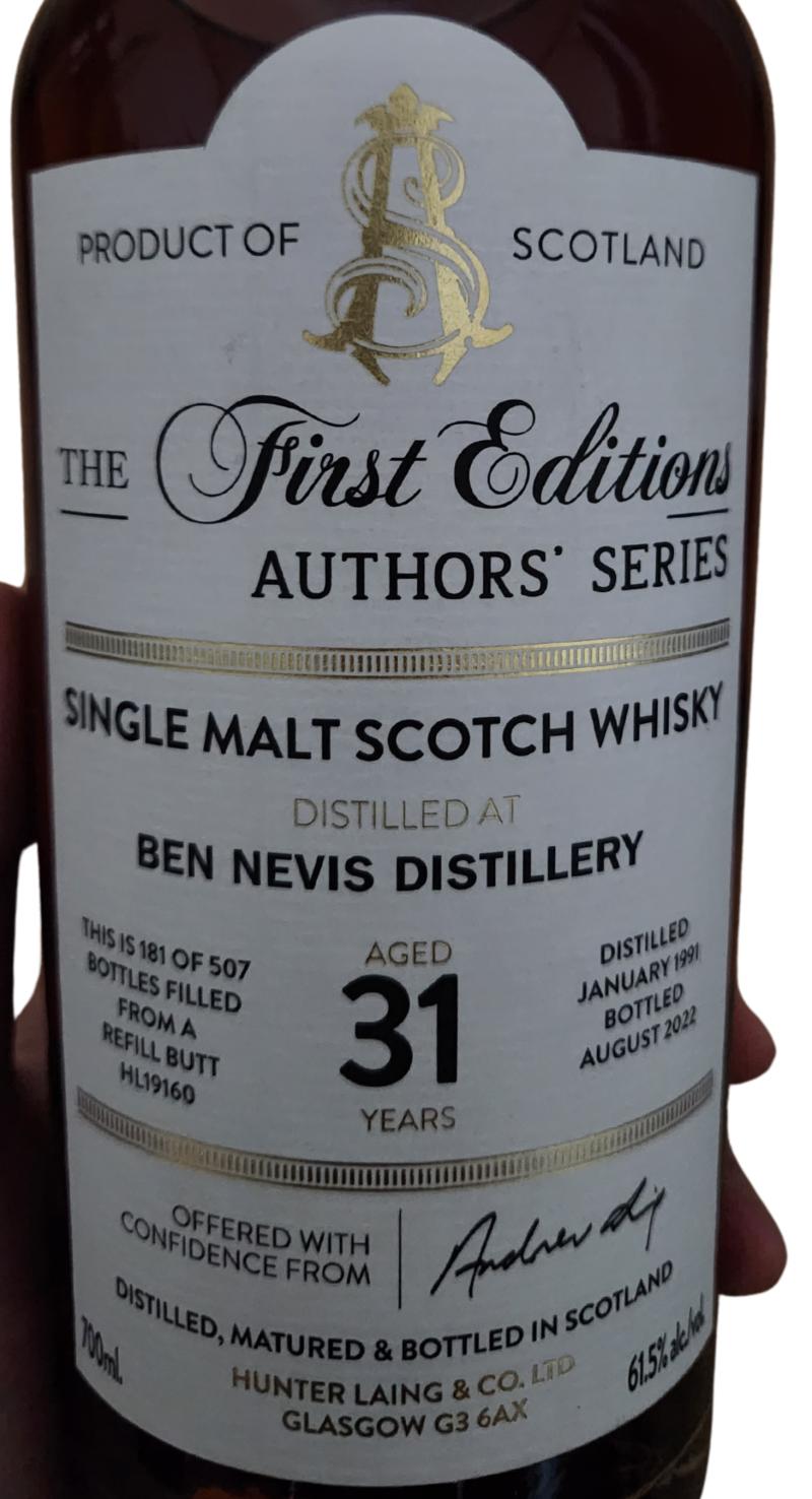 Ben Nevis 1991 ED - Ratings and reviews - Whiskybase