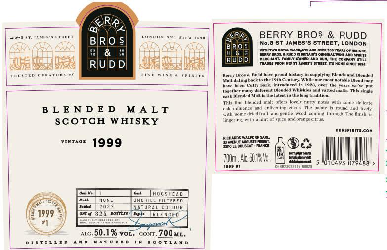 Blended Malt Scotch Whisky 1999 BR - Ratings and reviews