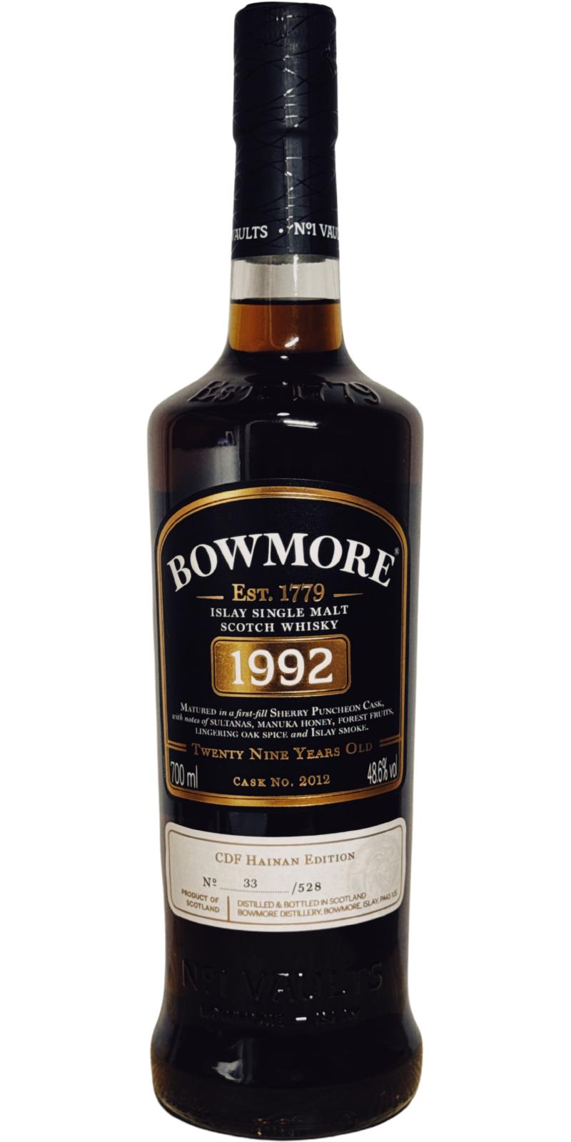 Bowmore 1992 - Ratings and reviews - Whiskybase