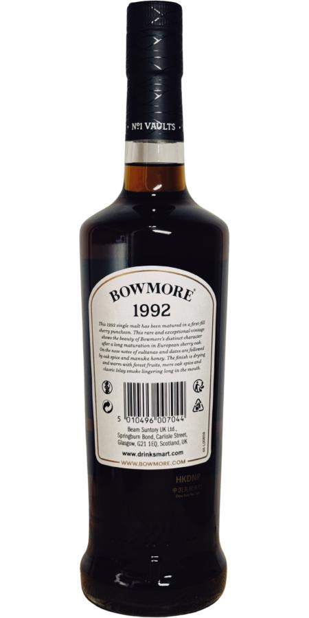 Bowmore 1992 - Ratings and reviews - Whiskybase