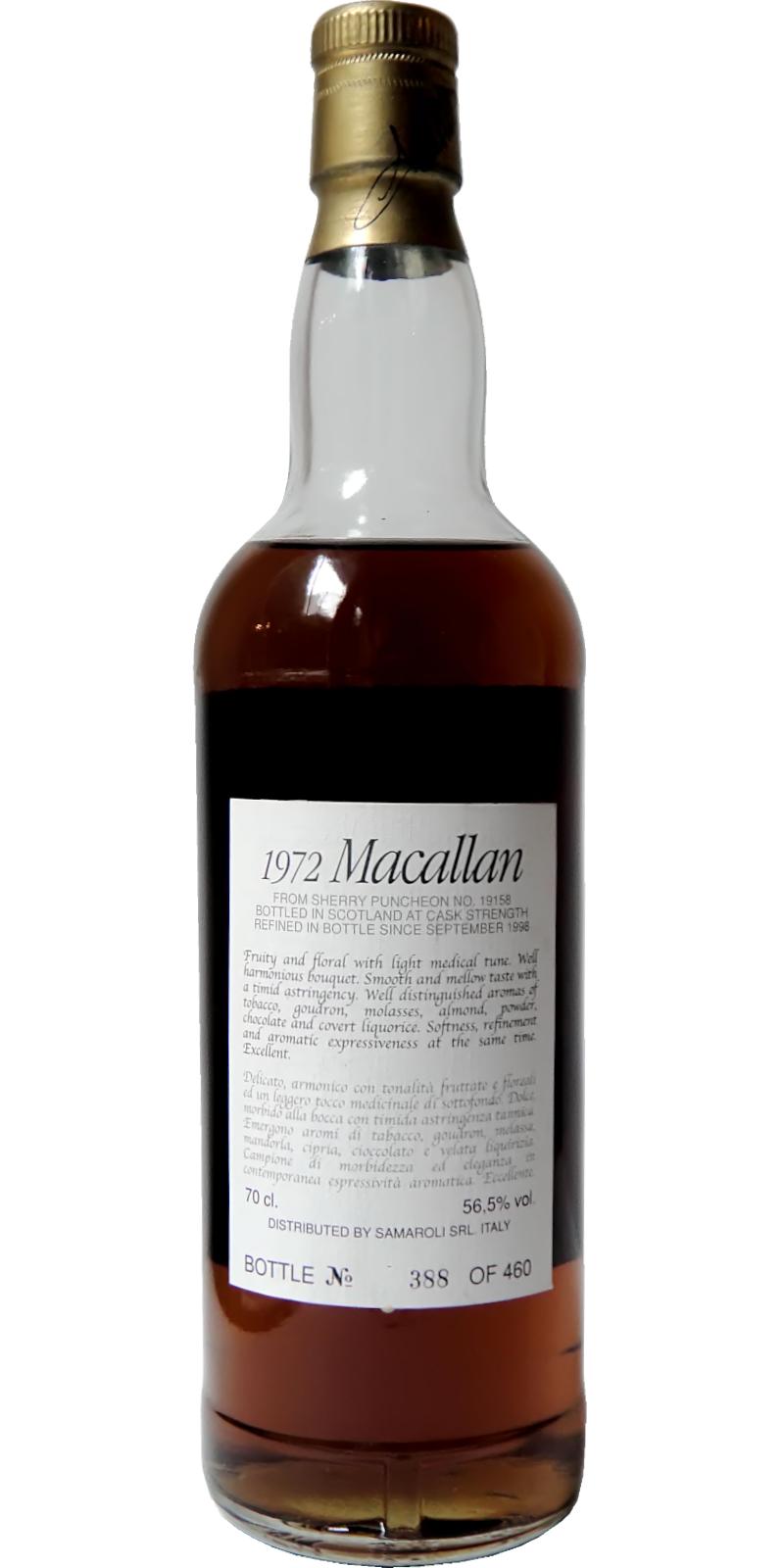 Macallan 1972 Sa
