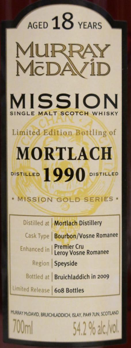 Mortlach 1990 MM
